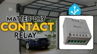 Make your garage Door Smart with the Sonoff Mini, Dry Contact Matter over WiFi Smart Relay