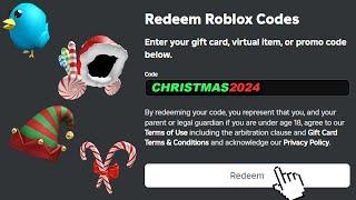 ALL NEW CHRISTMAS 2024 Roblox Promo Codes For FREE ROBLOX ITEMS