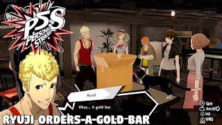 Persona 5 Strikers - Ryuji orders a Gold Bar