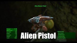 Fallout 4 - Unique Weapon Guide - Alien Blaster Pistol