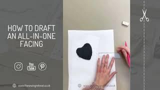 How To: Draft An All-In-One Facing | Pattern Cutting Tutorials