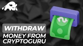 How to Withdraw Money From Cryptoguru | Crypto Guru App Cashout - 2024