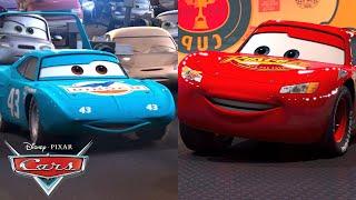 Strip "The King" Weathers Gives Lightning McQueen Advice | Pixar Cars