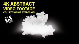 4k Real explosion footage with smoke