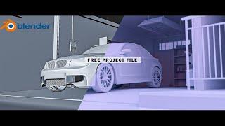Blender Car Animation | FREE PROJECT FILE