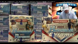 2X CASE  2024 Bowman Chrome Hobby and HTA Baseball 24 Box 2X Case Break