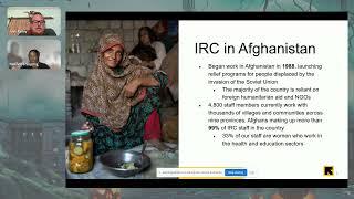 Wonk Week 2023 - White House Advocacy  The International Rescue Committee’s Afghanistan Campaign