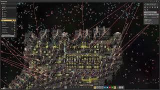 Shattered planet endgame ship demonstration -- Factorio Space Age