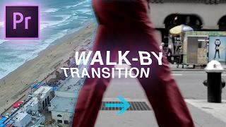 Slick Walk By Transition Effect - Adobe Premiere Pro CC Tutorial (Custom Wipe & Reveal with Masking)