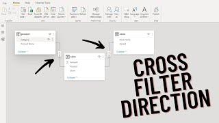 Cross Filter direction in Power BI desktop