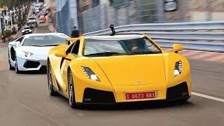 Lamborghini Aventador vs GTA Spano Loud 1600hp Rev Battle !