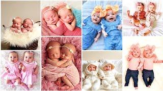 Cute Twins  Baby Girls Dp | Cute Baby Pic| Cute Baby Images | twins Baby Picture, dp photo@LoveDpz