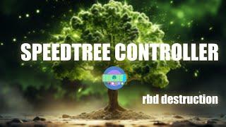 SpeedTree Controller | Animate and Destroy Trees in Houdini in Seconds!