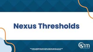 Nexus Thresholds