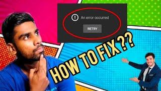 How to Solve YouTube Error Occurred tap to retry tamil |YouTube an error Occurred @hareshsviews