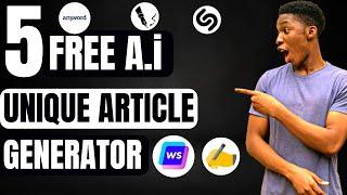 Top 5 Free Ai Content Writer For Every Blogger in 2022