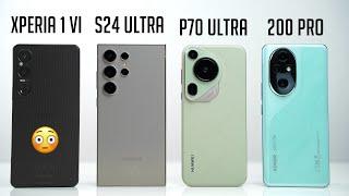 Sony Xperia 1 VI vs Samsung Galaxy S24 Ultra vs Huawei Pura 70 Ultra vs Honor 200 Pro - Benchmark