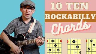 Learn 10 Rockabilly Guitar Chords in 10 Minutes with Free Charts!