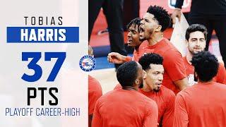 Tobias Harris drops 37 pts in Game 1 | Sixers - Wizards Highlights