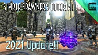 How to use Simple Spawners (June 2021 Update) | Ark Survival Evolved Tutorial