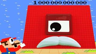 Mario Escape vs the Giant Biggest Numberblocks Maze | Game Animation