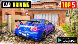 Top 5 New Open World Car Driving Games For Android l New car games for android 2024