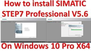 Simatic Manager Step 7 v5 6 Installation on windows 10