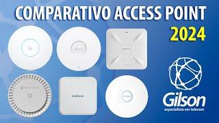 Comparativo Access Point (ubiquiti tp-link ruijie mikrotik intelbras ip-com) 2024