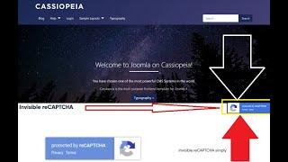 Joomla 4 and  5 plugin google invisible Recaptcha all pages badge