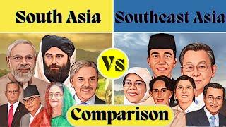 South Asia vs South East Asia| Comparison 2022 || Asia || South|| East|| The worldwide