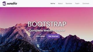 Responsive Bootstrap Website Start To Finish with Bootstrap 4, HTML5 & CSS3