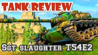 Sgt Slaughter T54E2 Tank Review Premium || World of Tanks SummerSlam Console PS4 XBOX