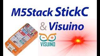 How to program ESP32 M5Stack StickC with Arduino IDE and Visuino