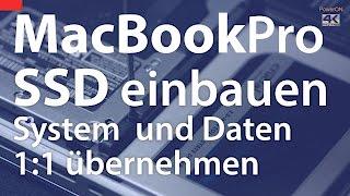 MacBook Pro: SSD einbauen und System&Daten sicher 1:1 übernehmen.