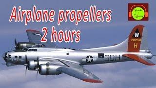 AIRPLANE PROPELLER SOUND EFFECT FOR SLEEPING | BROWN NOISE FOR RELAXING ️ #whitenoise #B-17sound