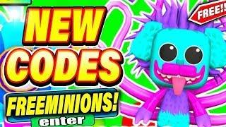 ALL *FREE MONSTER* MINION CODES in MINION SIMULATOR (Roblox Codes)