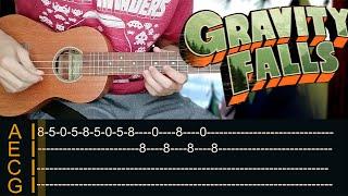 Gravity Falls Ukulele OP1 with TABS