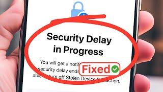 How to Turn OFF Security delay on iPhone | How to Turn OFF Security delay in progress in iPhone