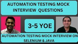 Automation Testing Interview Questions | Java Testing Interview Q&A