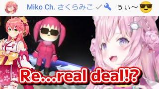 Koyori didn't expect the player was REAL MIKO, but she was REAL DEAL (Early morning)【Hololive】