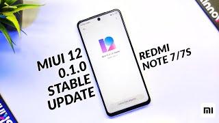 Redmi Note 7/7S Miui 12 0.1.0 Stable Update | Miui 12 Redmi Note 7