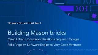 Observable Flutter: Building a Mason brick