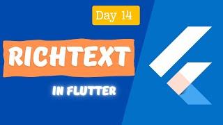 RichText in Flutter || How to use rich text in Flutter |  Widget in Flutter