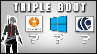 Triple boot - Install prime os / phoenix os / windows 10 on hp laptop ( 8460p - pubg  performance)