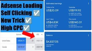 Adsense Loading New Method 2023 With Live Proof|| High CPC Minimum Invalid Cut|| Hotline With Usama