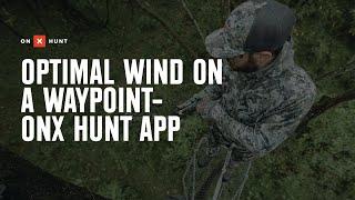 How To Set Optimal Wind On A Waypoint In the onX Hunt App