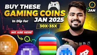 Buying 5 Best GameFi Crypto Coins  In Dip For January 2025 | Top 5 Gaming Altcoins For 2025 #gamefi