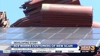 SCE warns customers about a new scam