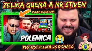 ZELIKA QUEMA a MR STIVEN y DONATOZELIKA CUENTA TODO