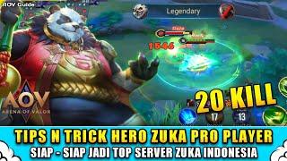 Cara Main Hero Zuka AOV - AOV Zuka Guide - Arena of Valor - Liên Quân mobile •  RoV • 펜타스톰 • 傳說對決